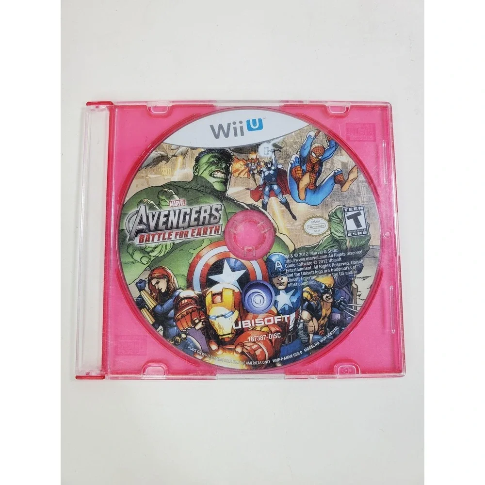 Marvel Avengers: Battle for Earth for Nintendo Wii U 2012‎ Disc Only